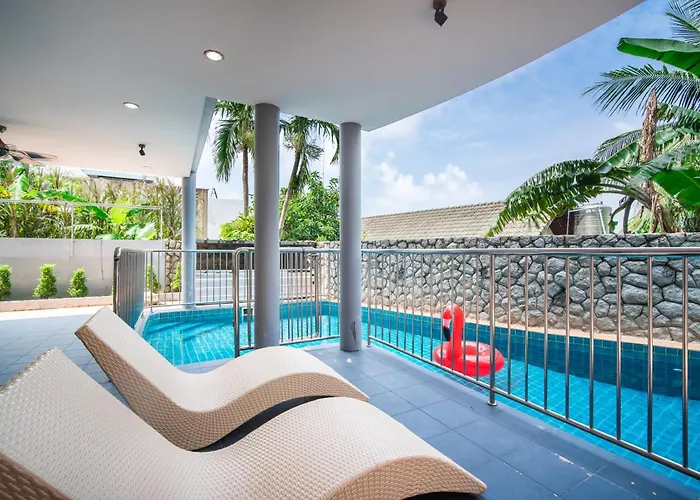 Patong Villa3 四卧海景泳池别墅 近班赞海鲜市场 中英泰三语服务