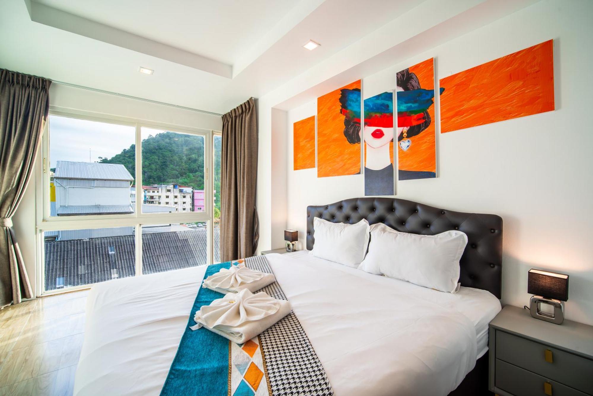 Apartamento 芭东 两卧两卫公寓 近夜市 便利店 有电梯泳池健身房 Patong