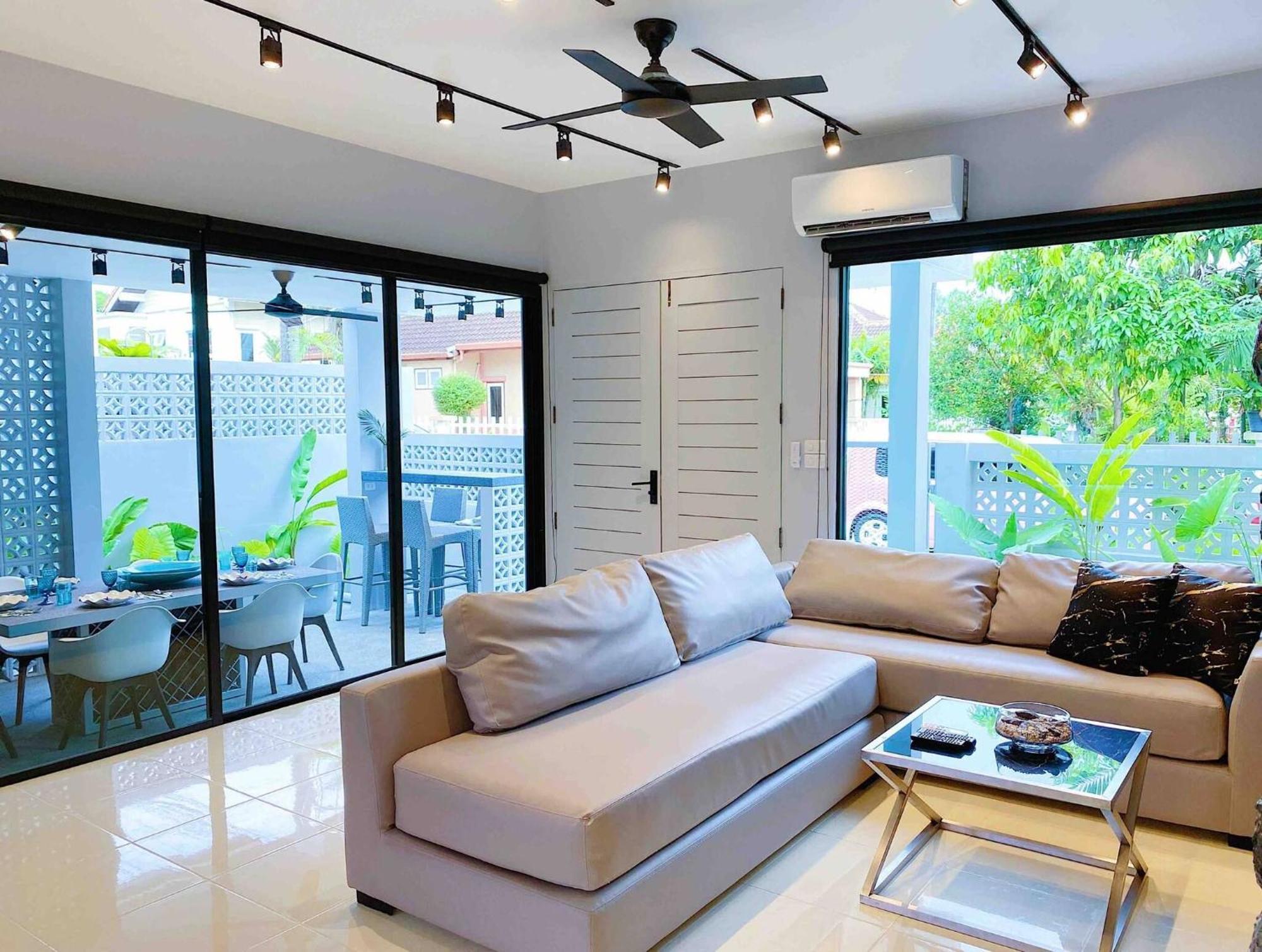 Stylish 3br Pool Walk To Beautiful Naiyang * Ban Bo Han