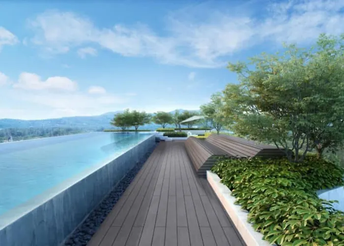 普吉岛laguna海滩豪华天际泳池公寓，奢华体验与休闲之选