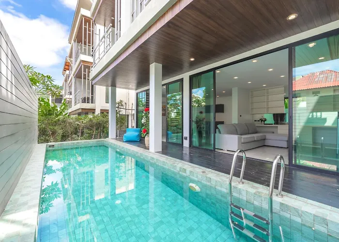3-Story Pool Villa Katazhang Just 7 Min Walk To Kata Beach - Utk3