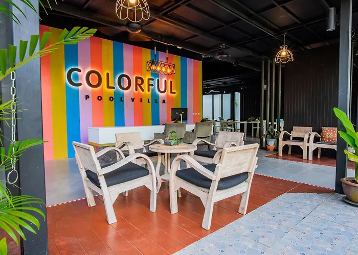 Colorful Pool Villa