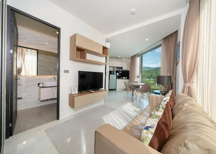 Lovely Kamala Ocean View Apartment C36, Just 5 Min Walk To The Beach