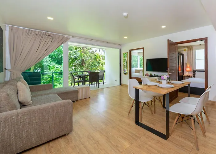 Jungle View Apartment E107 For 3 In Sea View Karon Butterfly Residence