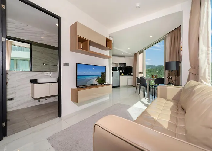 Seaview Apartment C76 In Oceana Condo Just 450 M Walk From The Kamala Beach