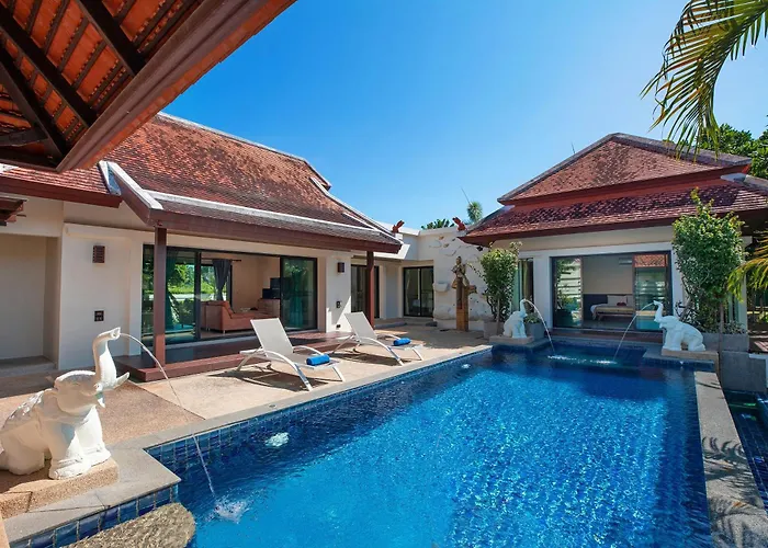 Tropical Living At 3Br Pool Villa Bianca, Baan Bua Luxury Estate, Nai Harn Beach