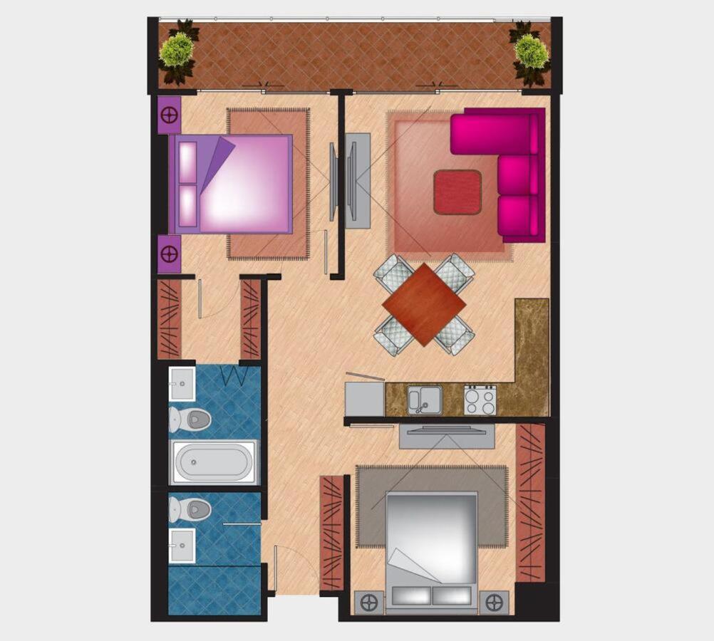 2-bedroom At Calypso Garden Residences Apartment Rawai