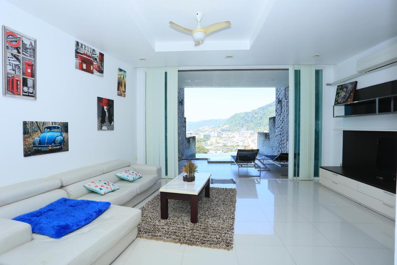 Seaview 芭东海景3卧别墅 5分钟到江西冷 4bdr Pool Villa