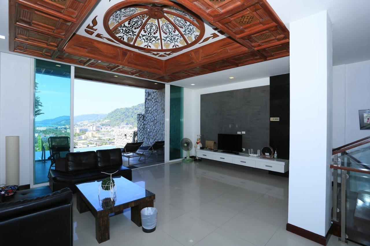 Villa Seaview Villa芭东海景3卧别墅 5分钟到江西冷 3bdr Pool