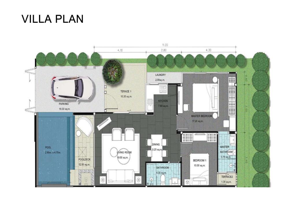 The 8 Pool Villa Pousada Chalong