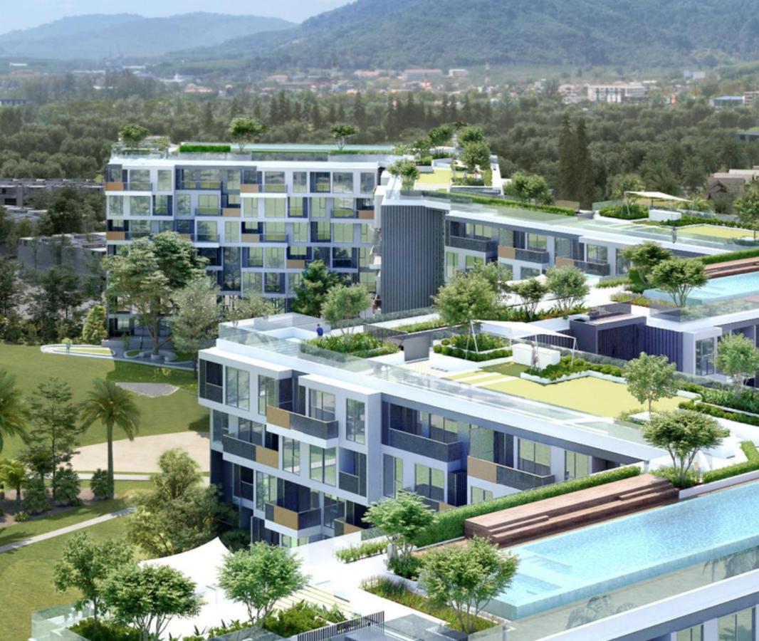 в лагуне Skypark C видом на гольф поле Apartment Bang Tao Beach (Phuket)