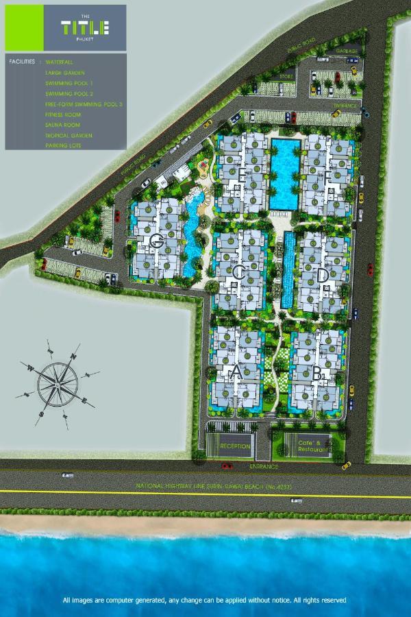Apartment New 1br The Title B209, Tropical Pools, *