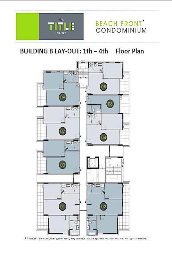 New 1br The Title B209, Tropical Pools, * Rawai