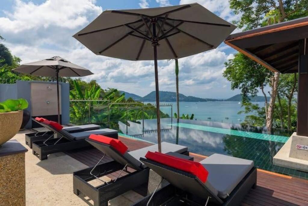 Seaview Villa芭东一线海景豪华6卧别墅 3晚免费接机 女佣管家服务 早餐 * Patong