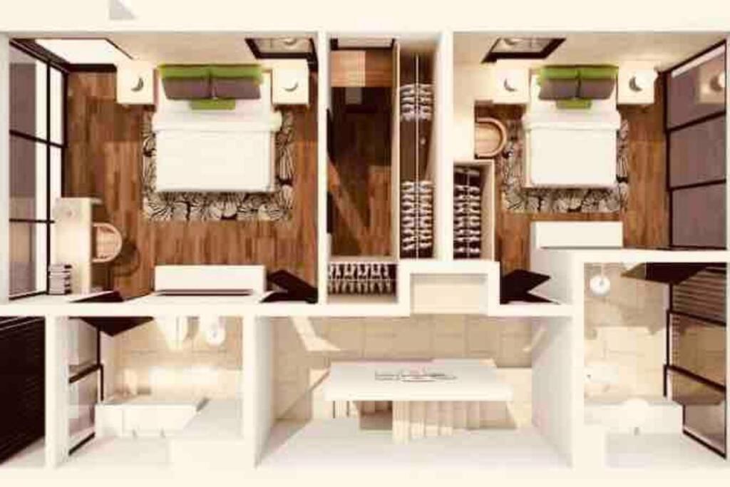 нескучный таунхаус в лагуне Apartment *