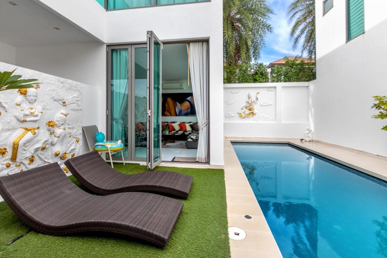 【luxury】private Pool Villa, Perfect For Vacation. Walk 700 Meters To 【with Complete Living Facilities And Convenient Transportation】 * Praia de Kamala