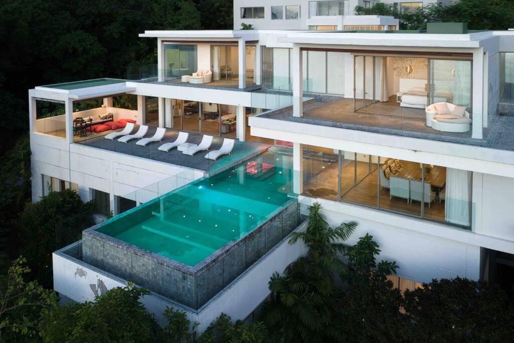 Kamala Seaview Moon Shadow 6 Bedroom,w/chef Villa Ban Nakhale