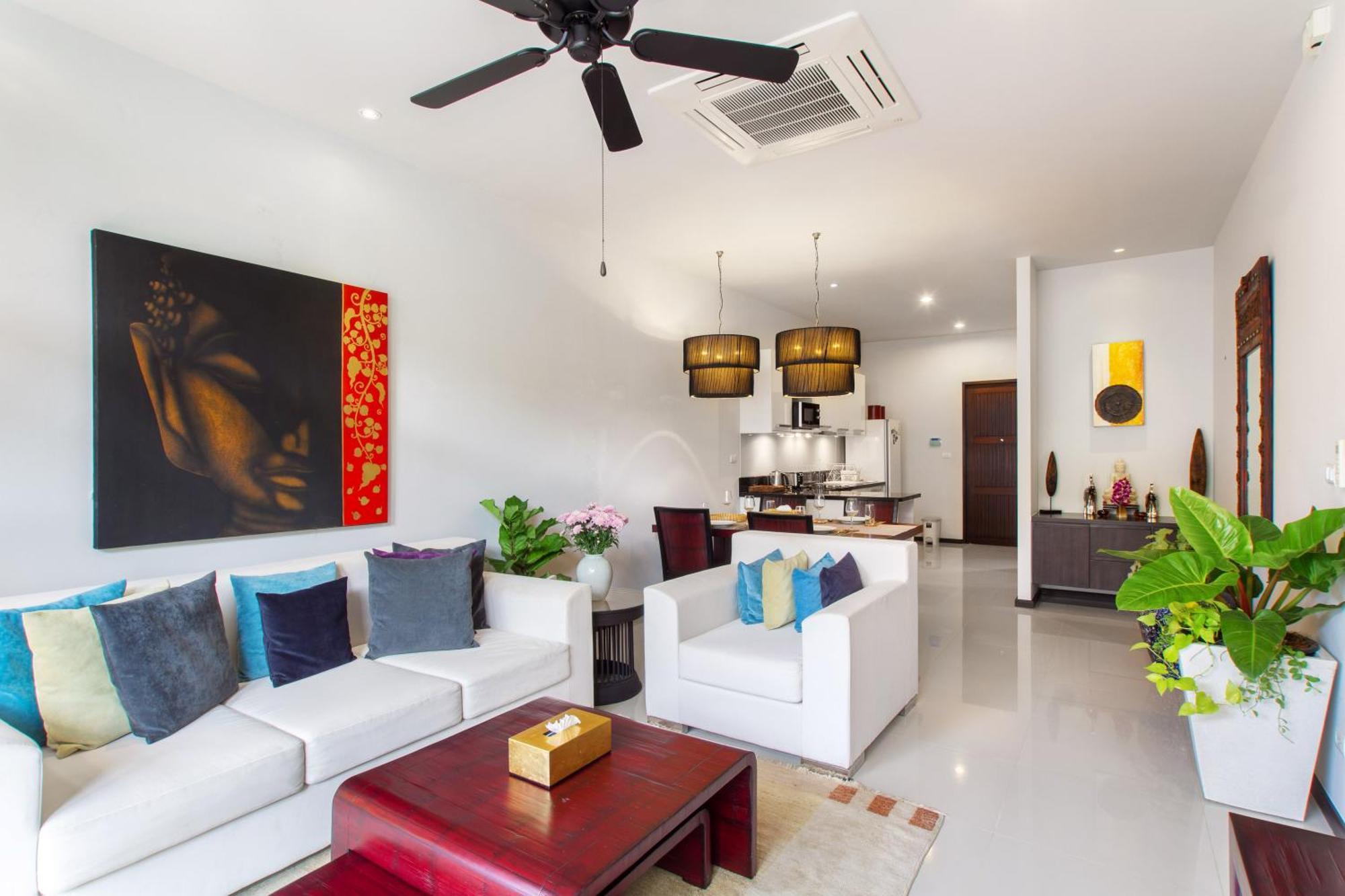 Villa Stylish 3br Pool Onyx H4, Gated Residence, Near Rawai & Naiharn Ban Saiyuan