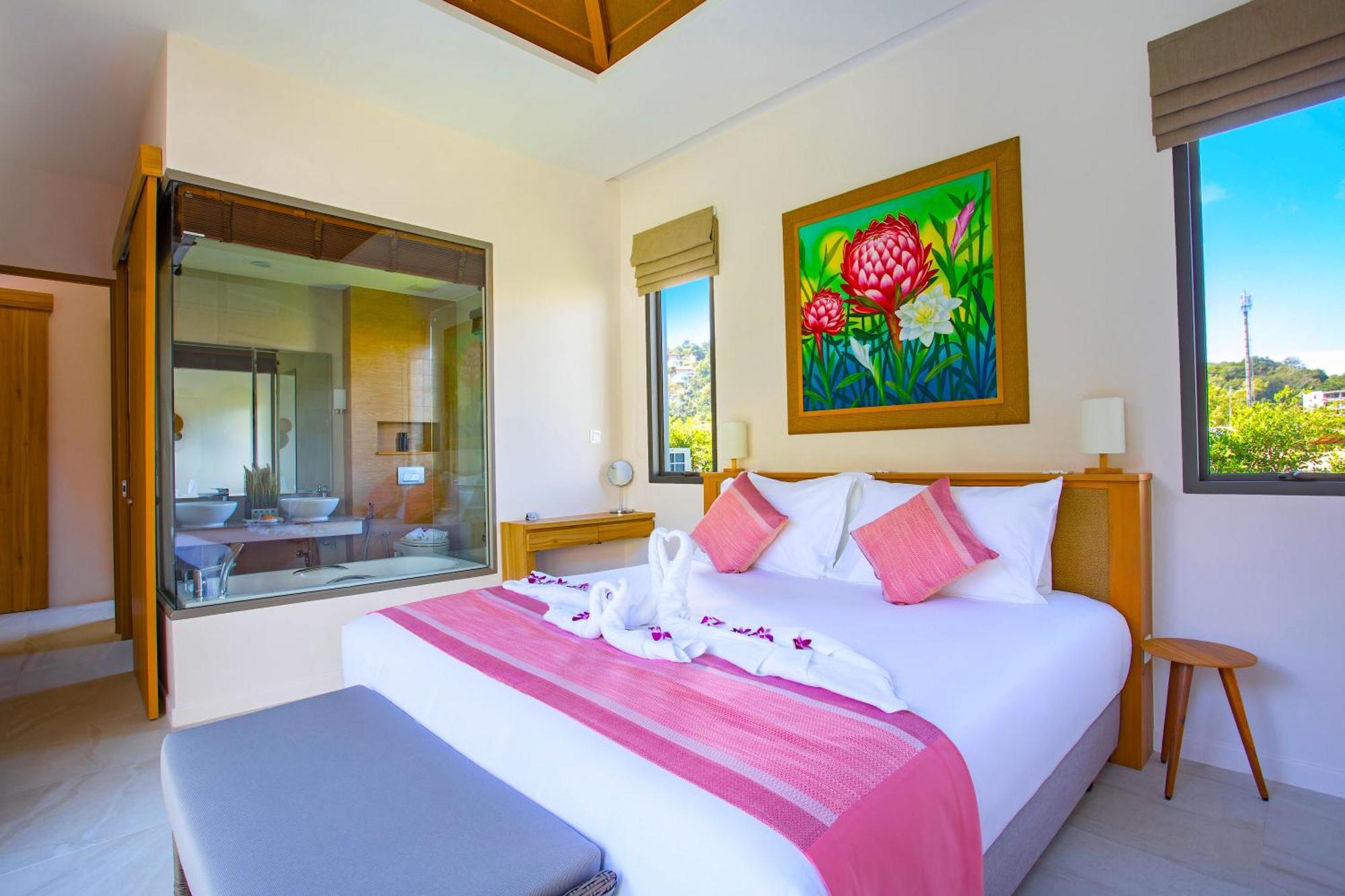 Boutique 2br Dalaa 4, Private Pool, Full Service, 5 Min Drive Kamala Beach