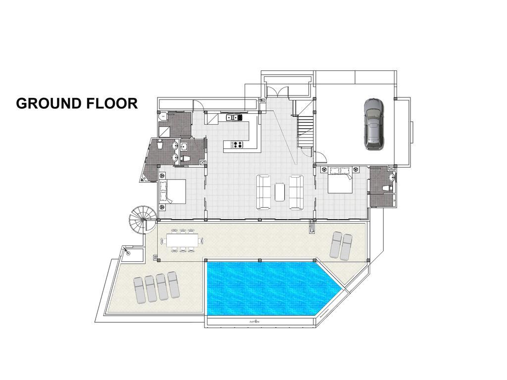 Ginborn 5 Bedroom Pool With Sea View In Villa Kata Beach (Phuket)