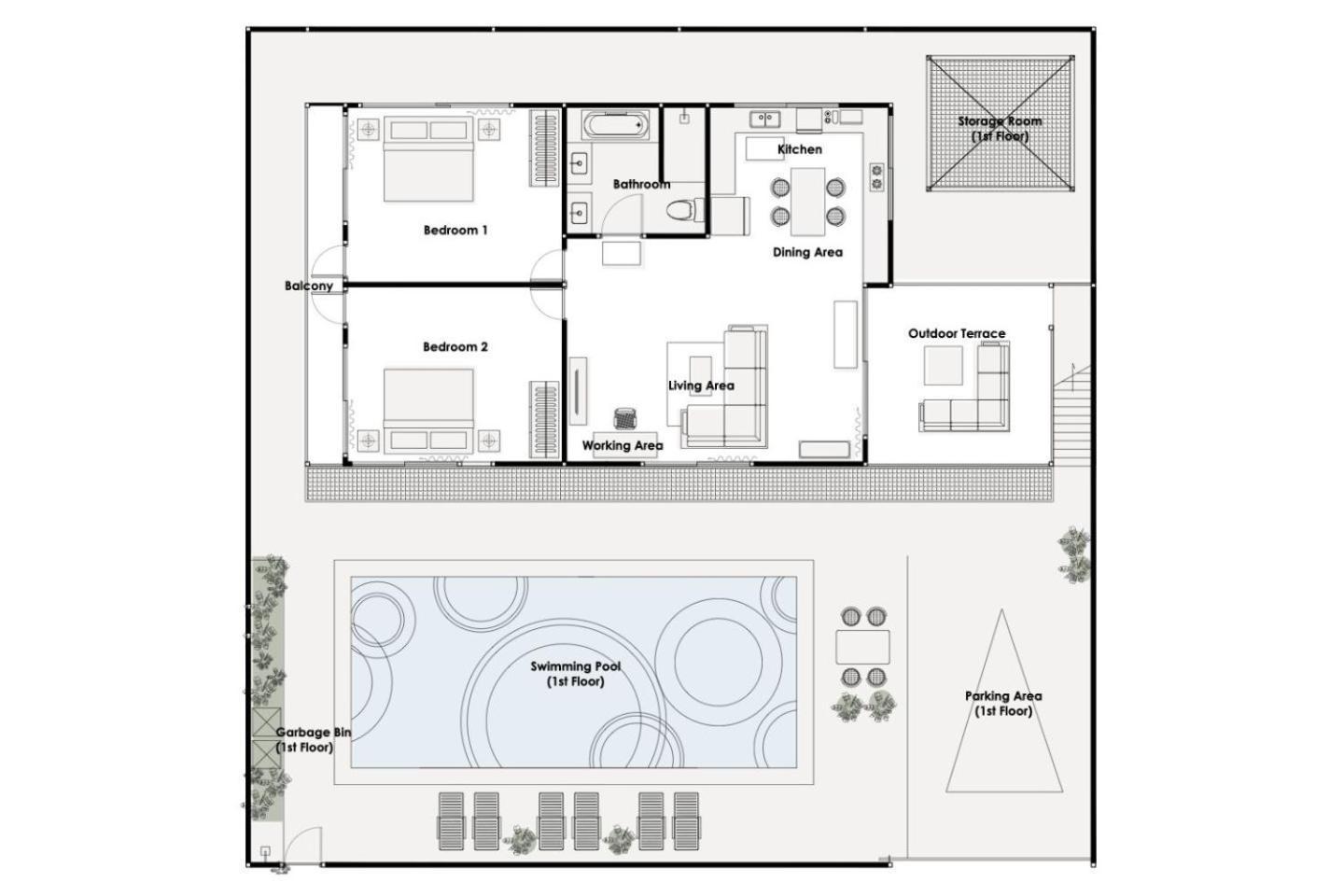 Fantasy - 2 Bedroom Pool View - Kamala Beach