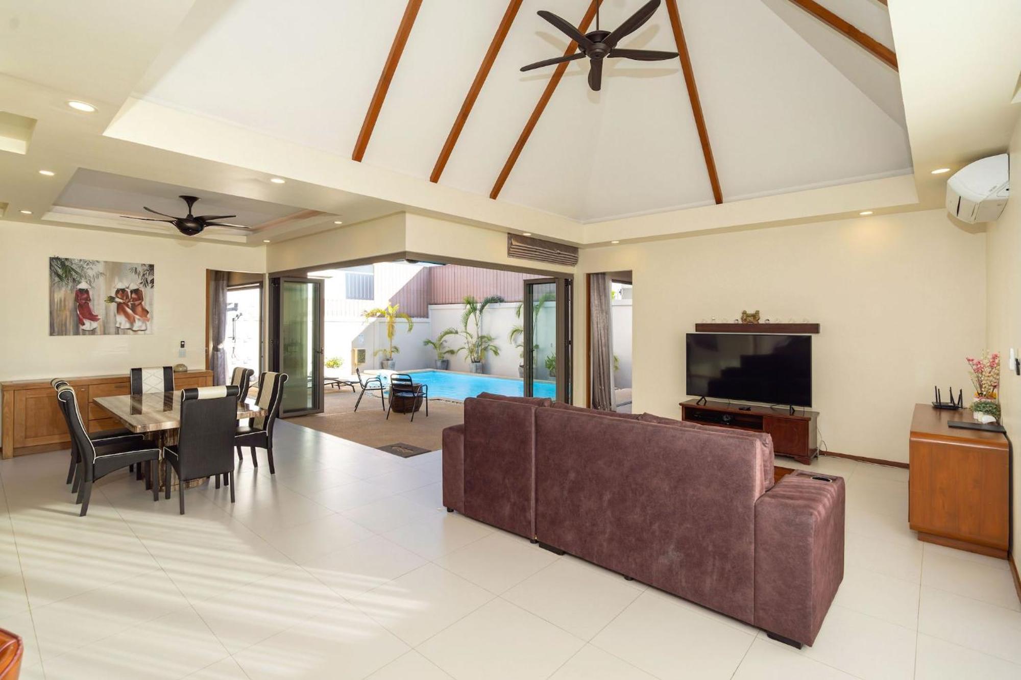 New Boutique Pool Sequoia Close To And Naiharn Villa Rawai