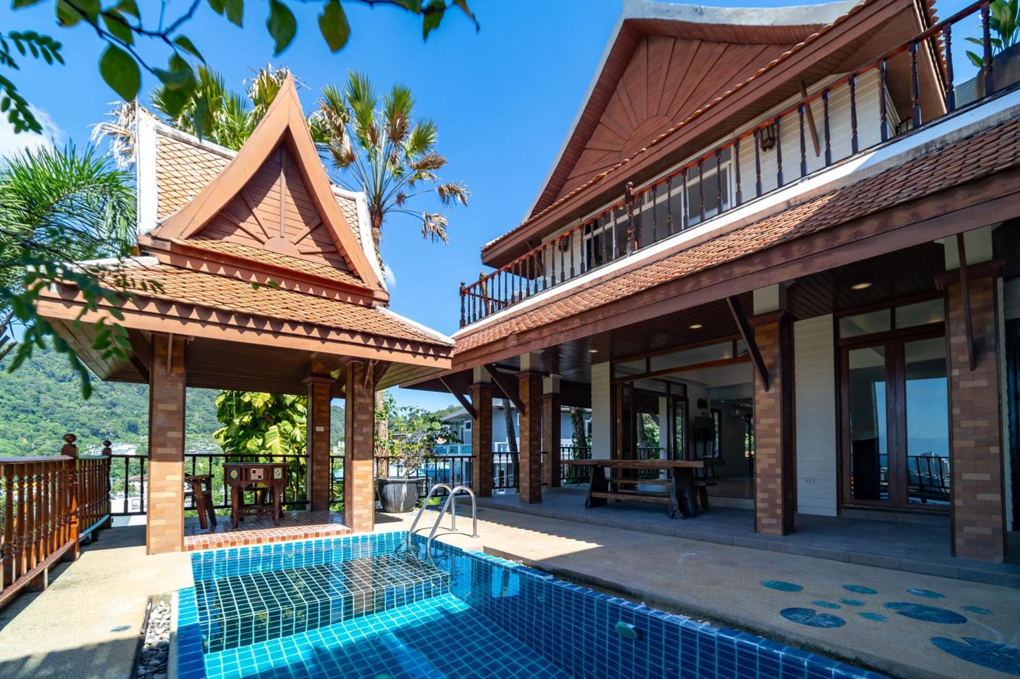 Villa 私人泳池 芭东海景 绝美落日 四卧别墅