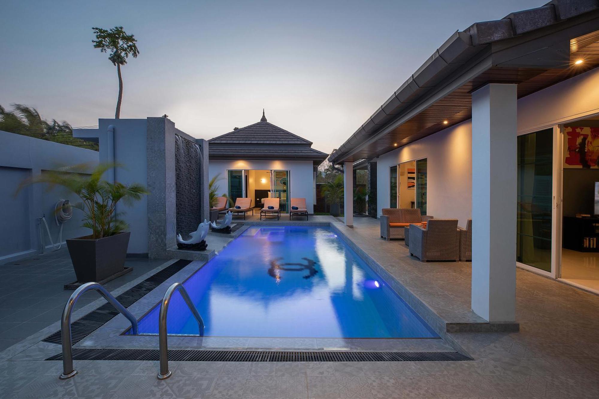 3br Marine With Private Pool, Waterfalls In Naiharn