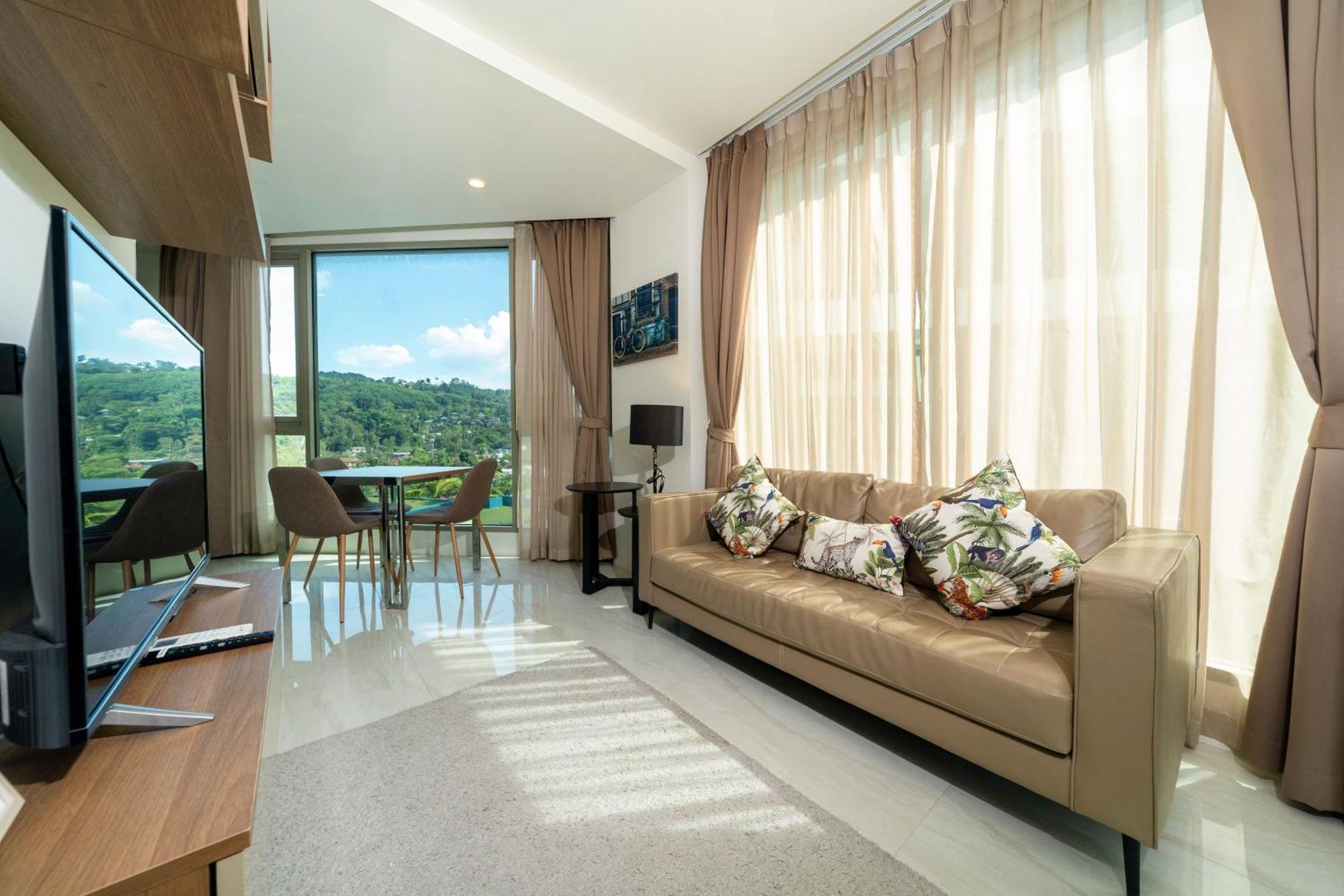 Apartment Lovely Kamala Ocean View Apartment C36, Just 5 Min Walk To The Beach
