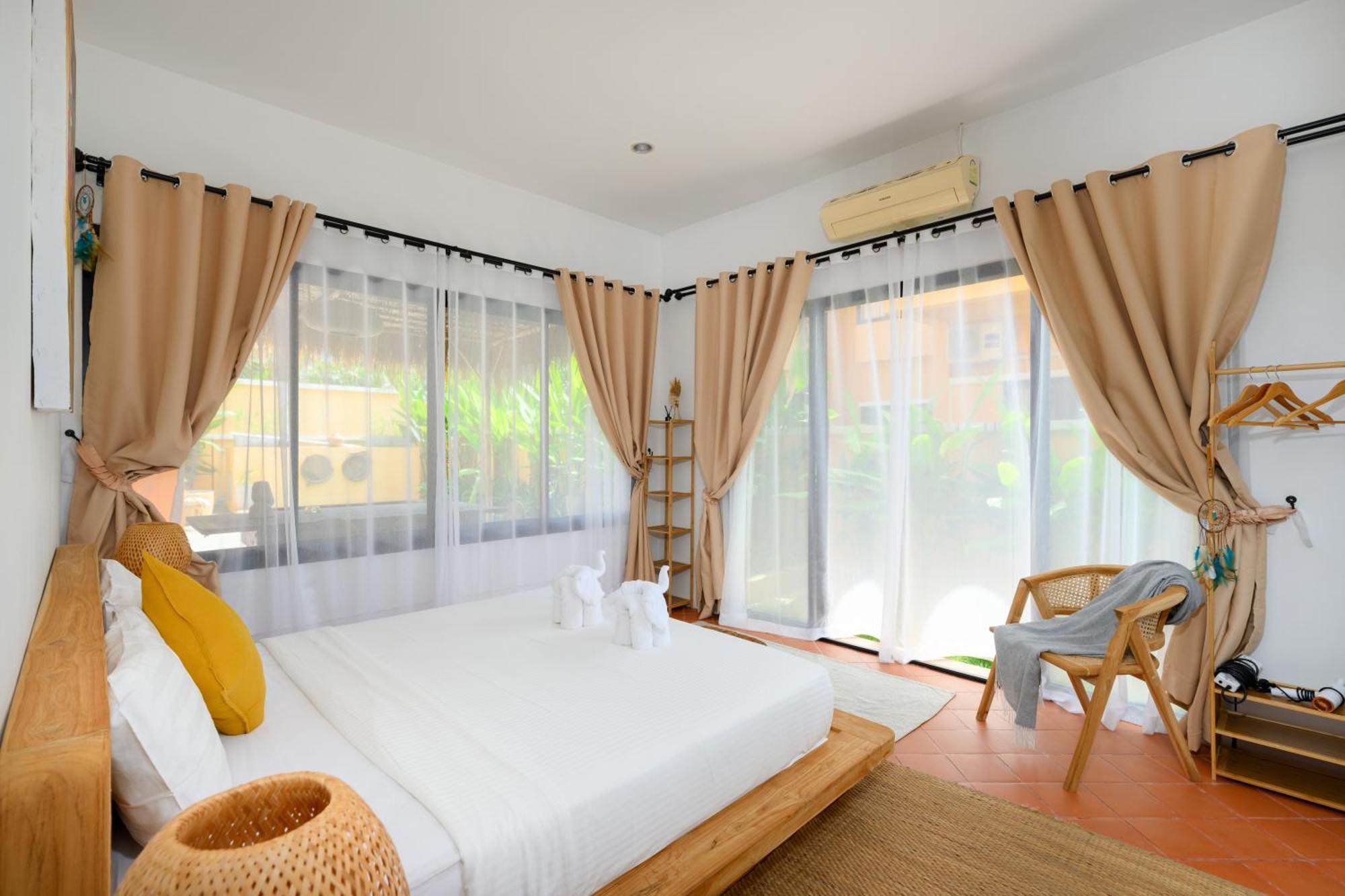 The Orange Near 海灘附近的家庭別墅 Kamala Beach