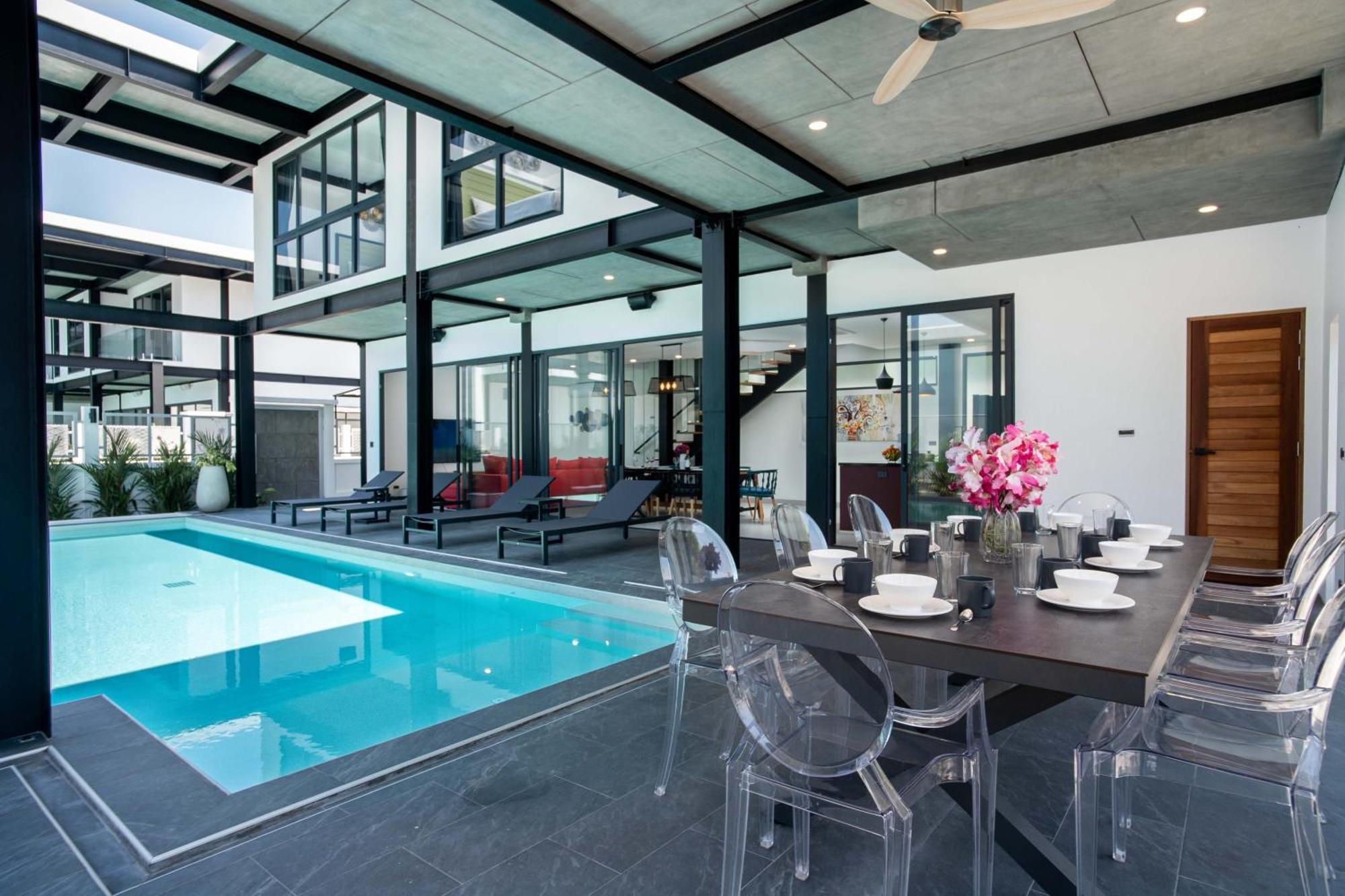 Trendy Loft-style 4br Pool Sunset Garden 7 *