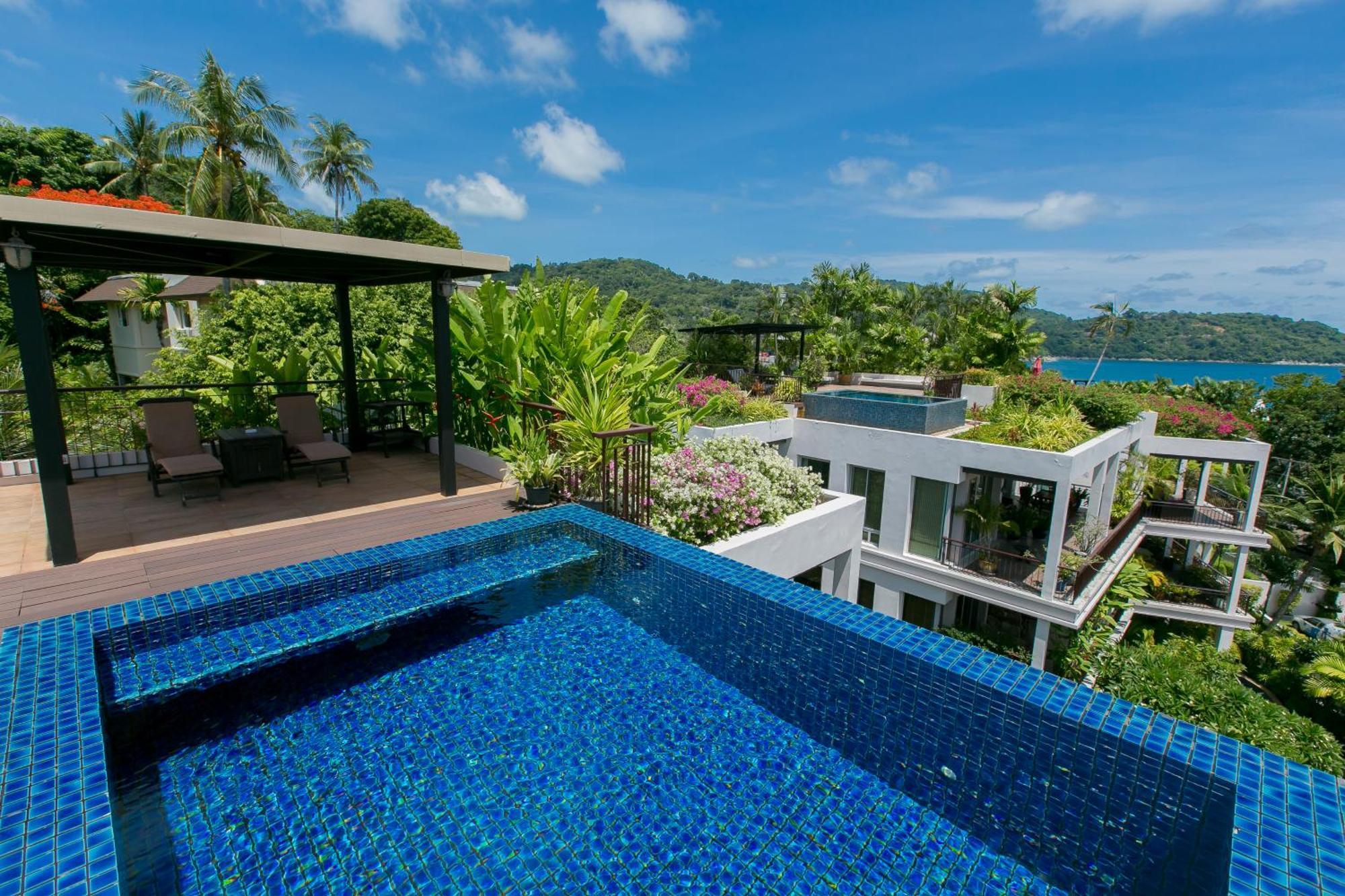 Gardens Penthouse Sea View 4c Near Noi * Kata Beach (Phuket)