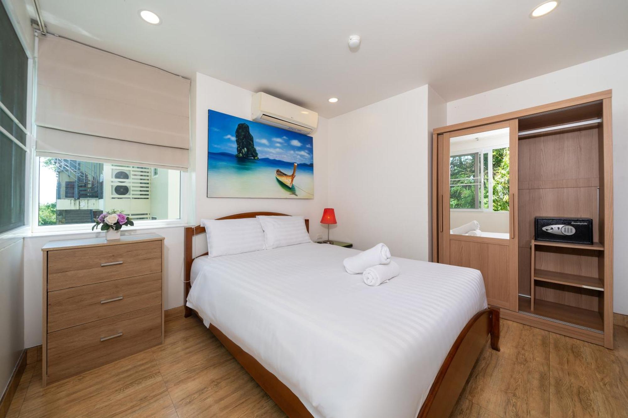 Jungle View Apartment E107 For 3 In Sea View Karon Papillon Residence * Ban Karon