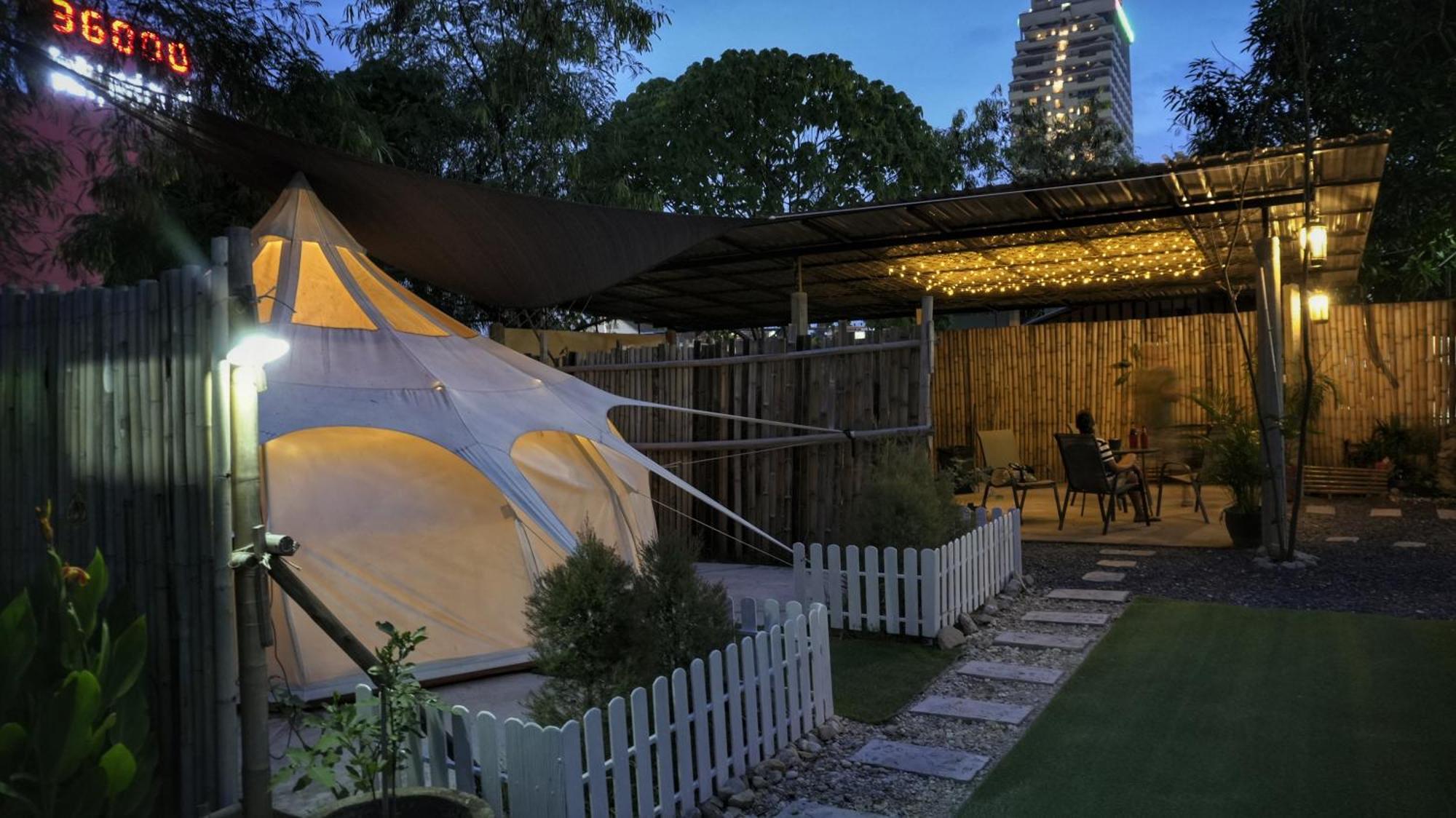 Bambus Restaurant, Bar & Glamping Tenda de luxo