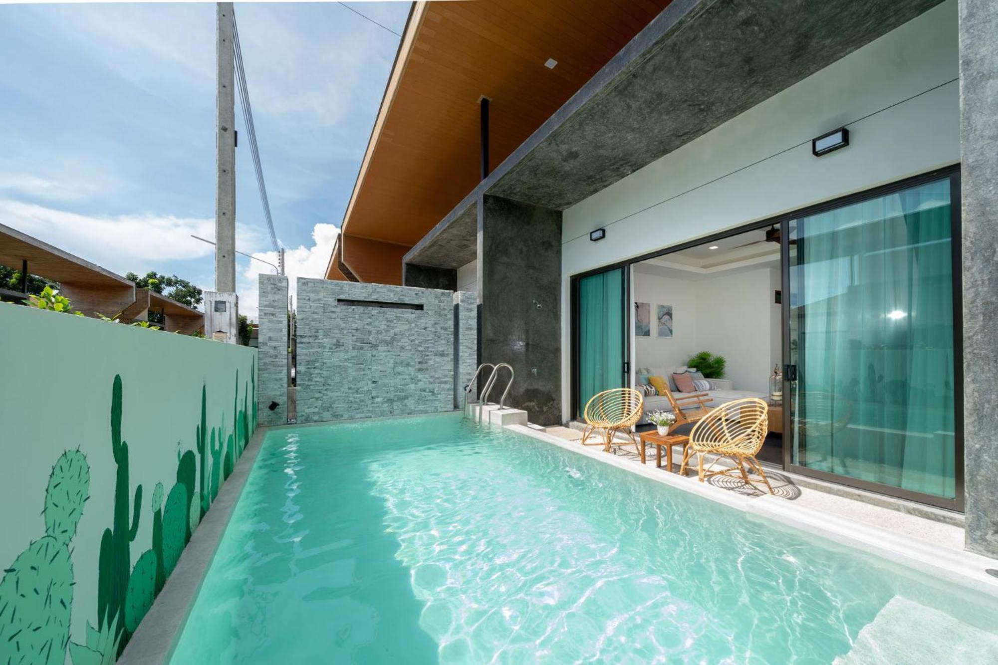 Villa Stylish Pool In Chalong-phuket-2 Bedroom *