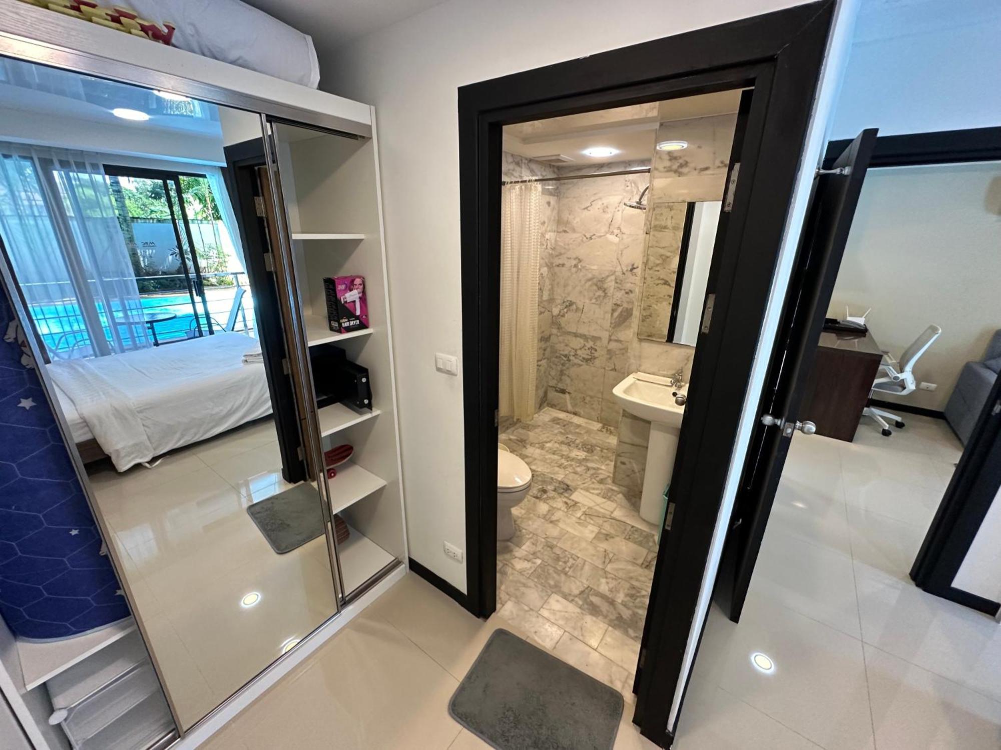 Apartment 1 - Bedroom Pool Access, 750m To The Ban Bo Sai Klang