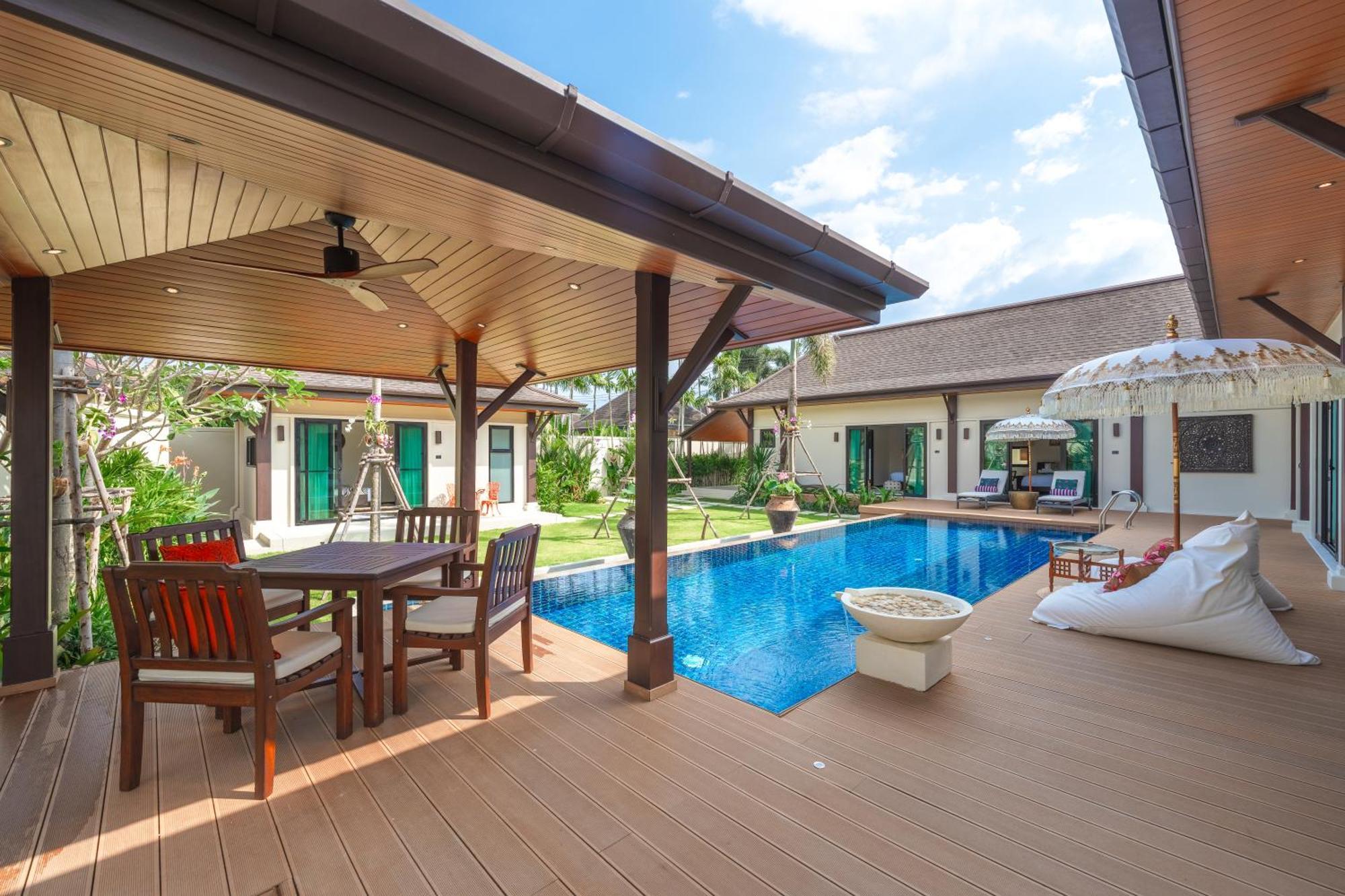 Villa 4br Luxury Pool With Tropical Garden Nearby Bangtao And Layan *