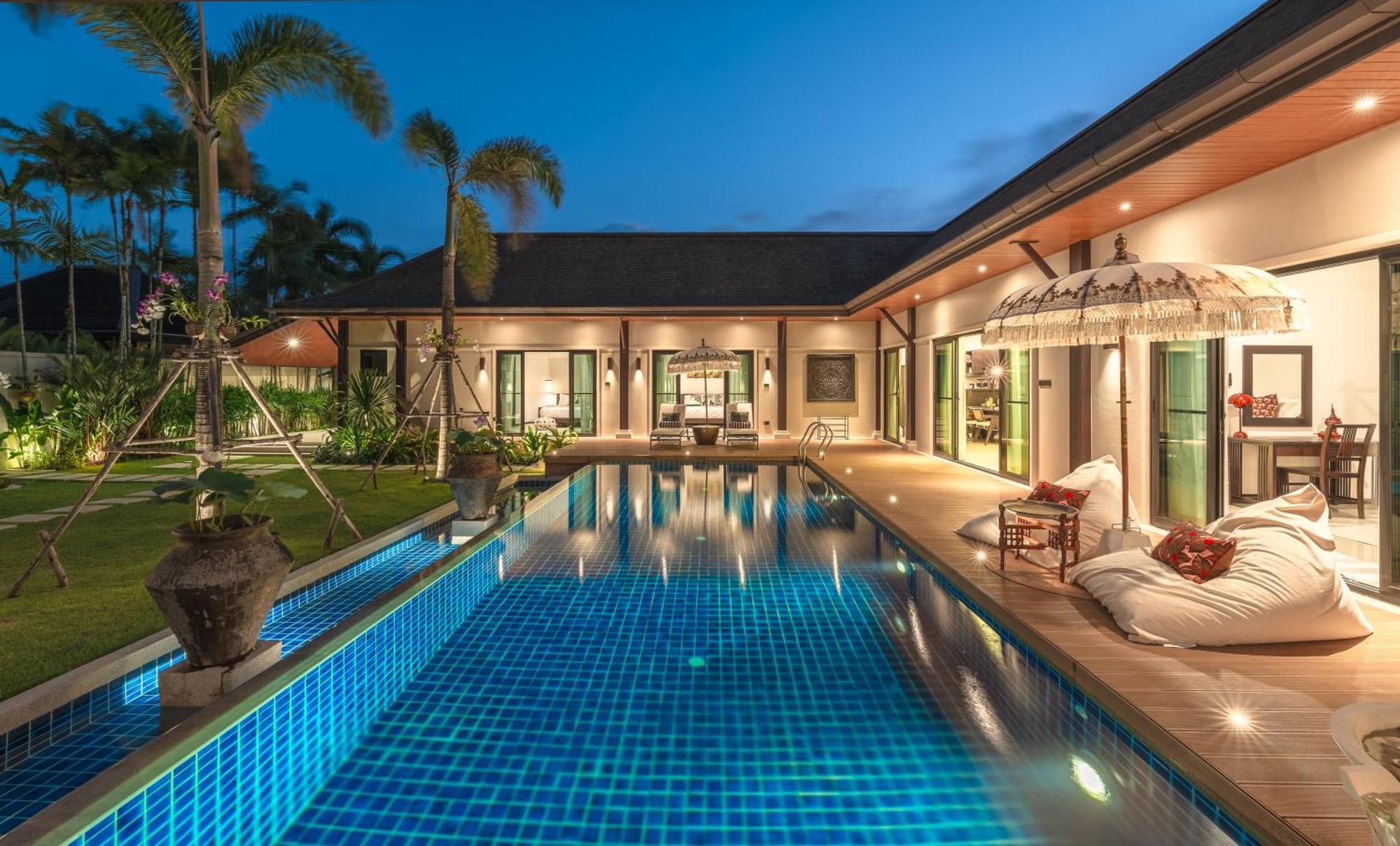 4br Luxury Pool With Tropical Garden Nearby Bangtao And Layan
