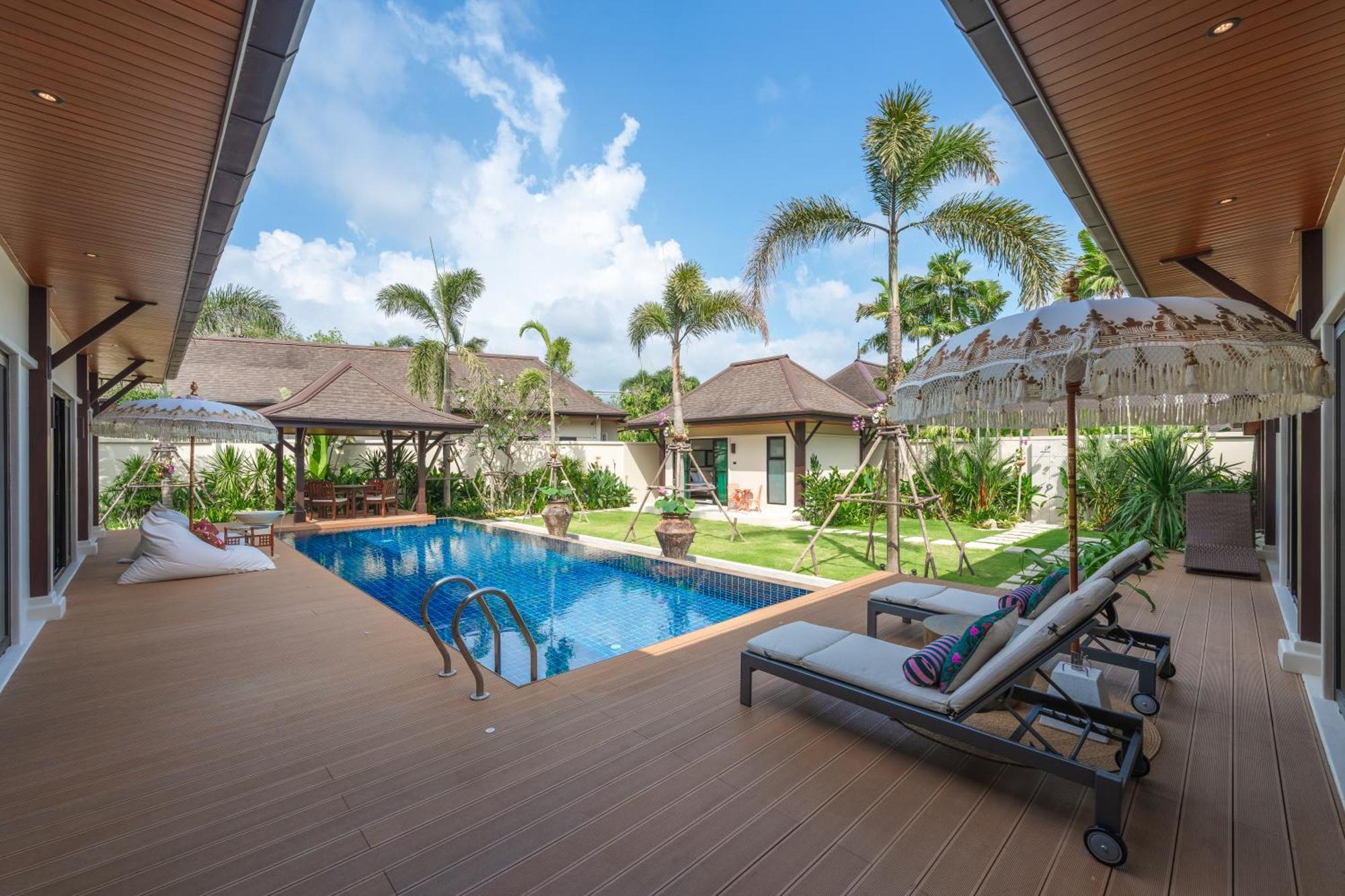 4br Luxury Pool With Tropical Garden Nearby Bangtao And Layan *