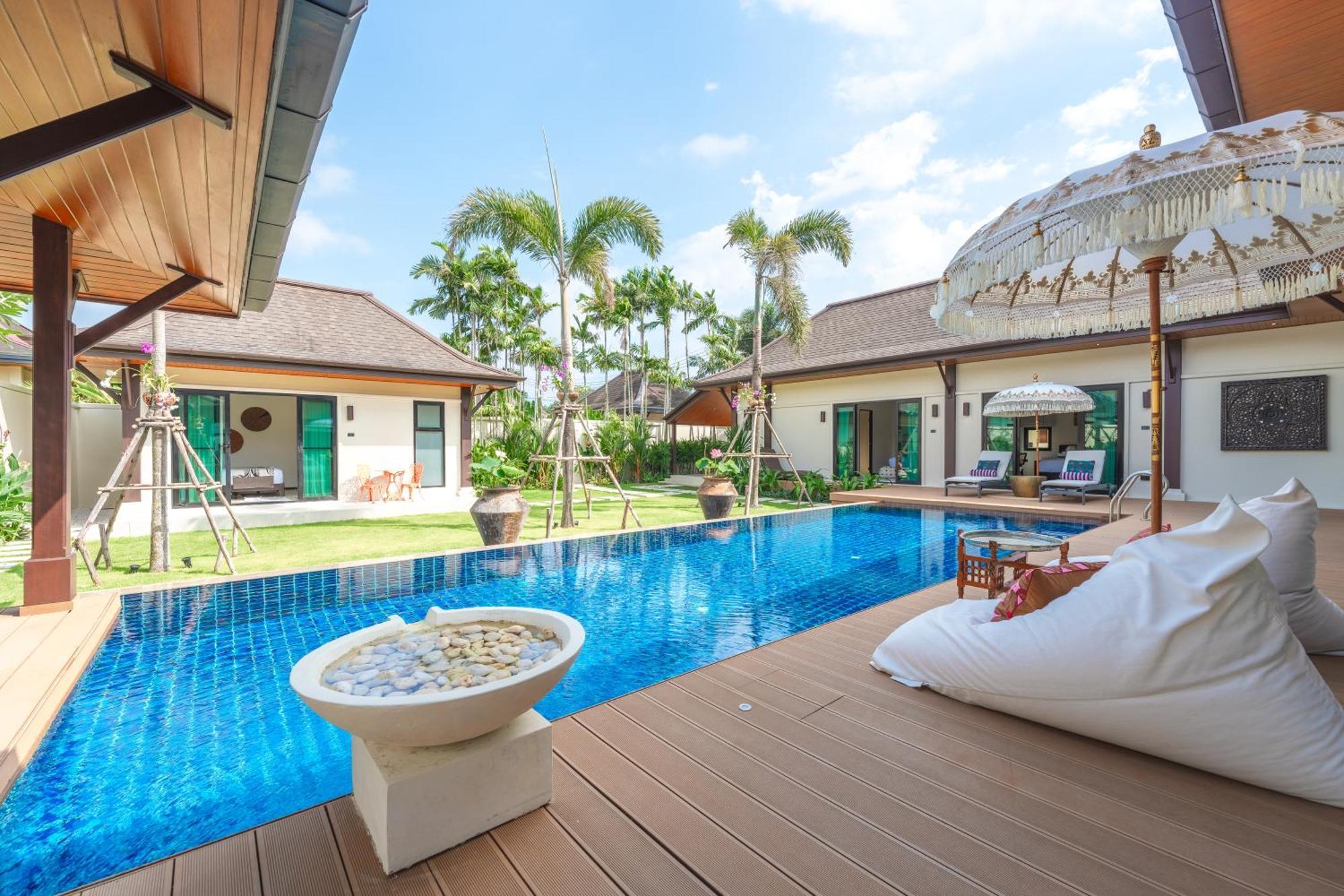 4br Luxury Pool With Tropical Garden Nearby Bangtao And Layan Villa Thalang