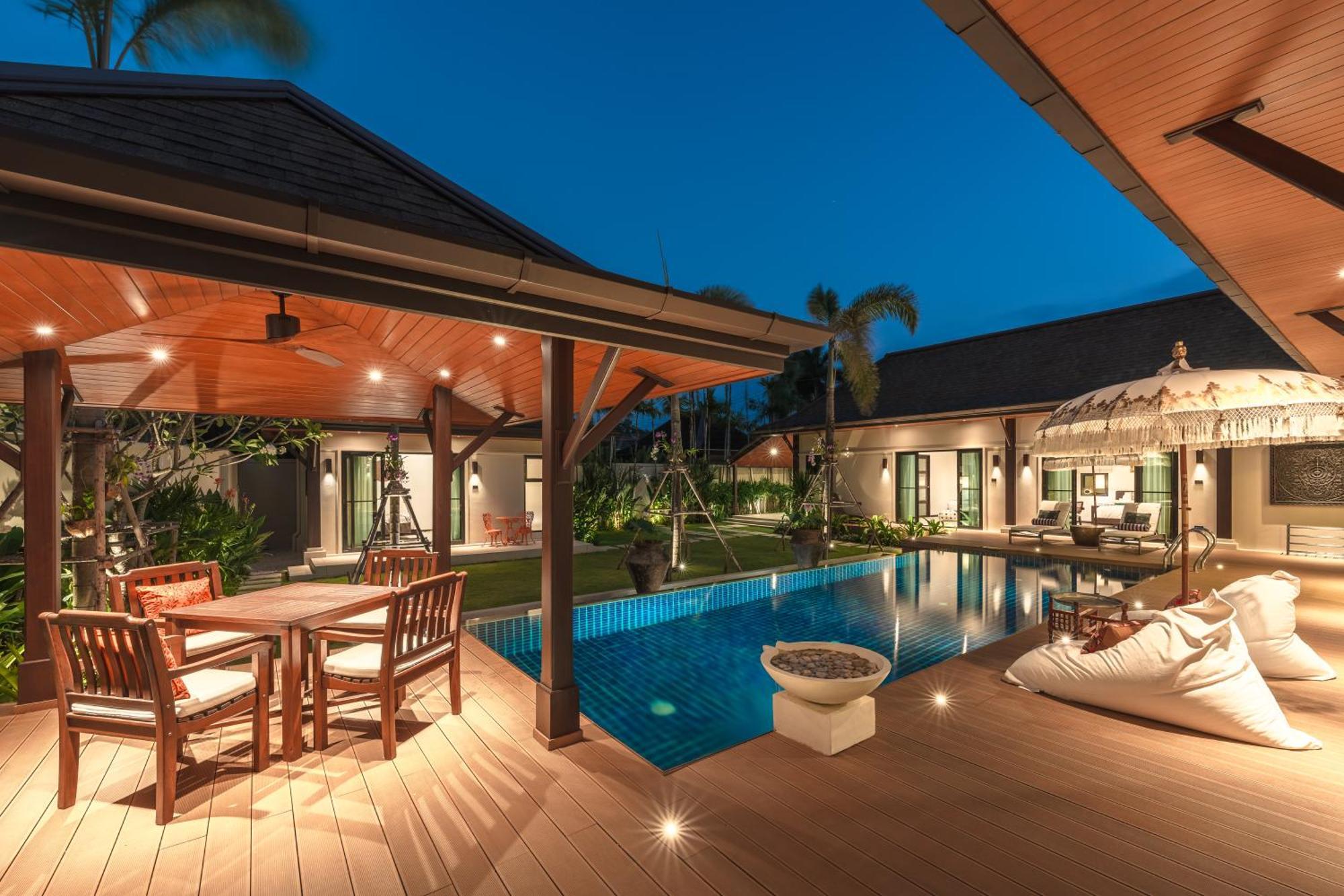 Villa 4br Luxury Pool With Tropical Garden Nearby Bangtao And Layan Thalang