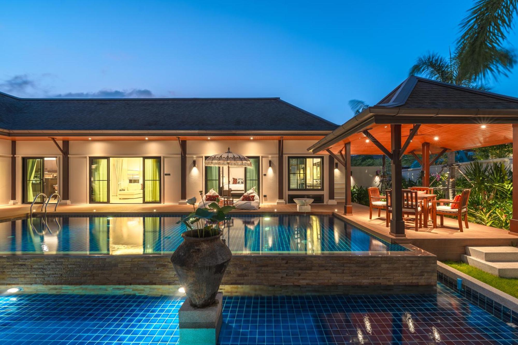4br Luxury Pool With Tropical Garden Nearby Bangtao And Layan * Thalang