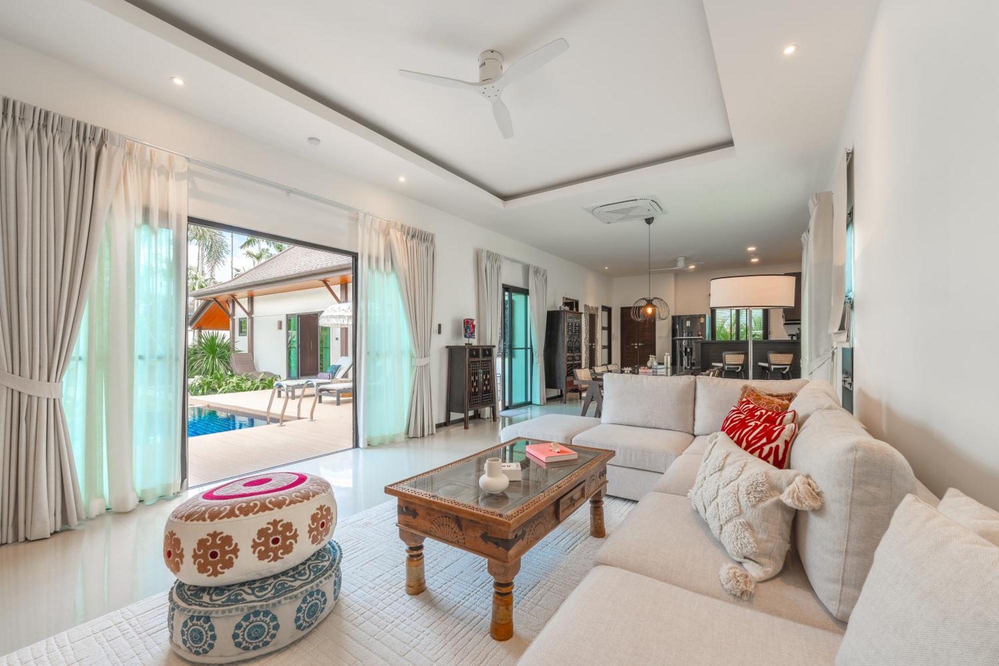 4br Luxury Pool With Tropical Garden Nearby Bangtao And Layan Thalang