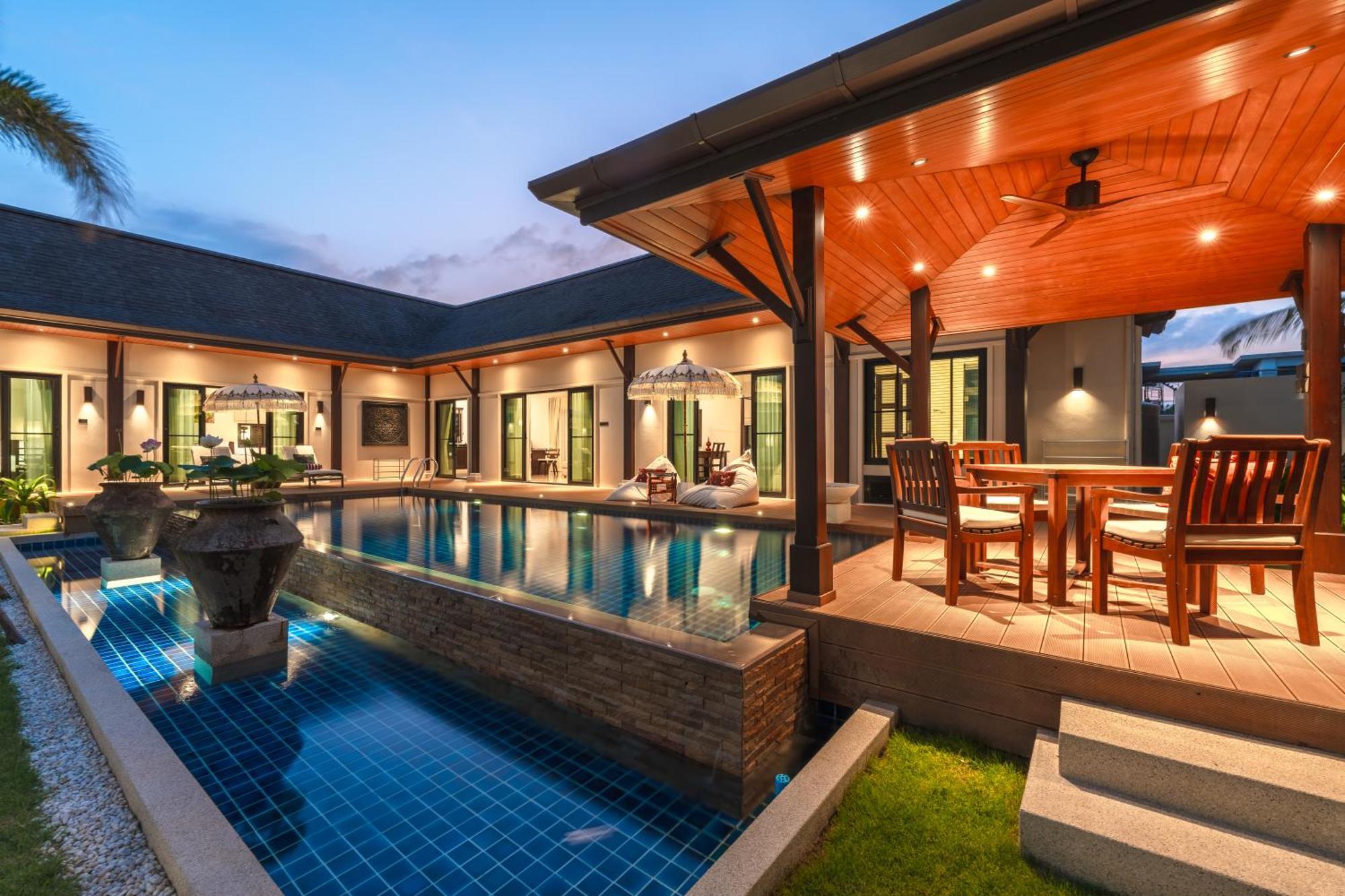 Villa 4br Luxury Pool With Tropical Garden Nearby Bangtao And Layan Thalang