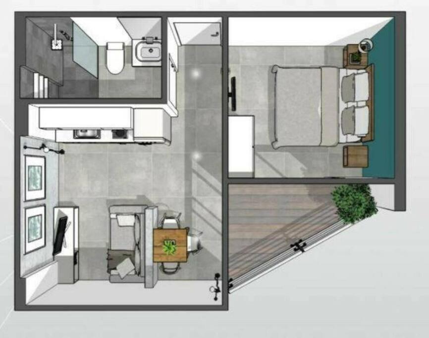 Apartment 1br Near Market - Nv-423 *