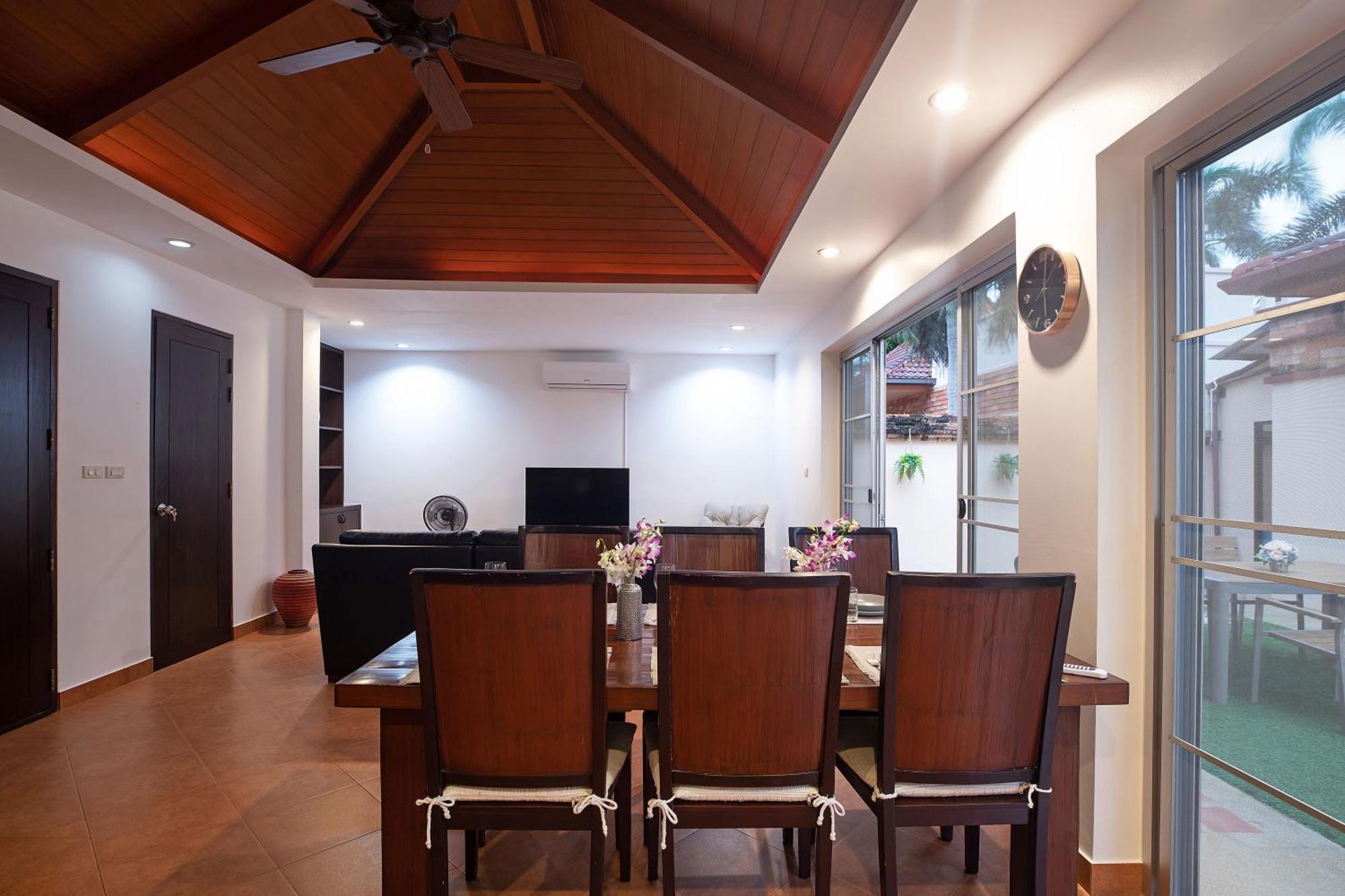 Balinese 3br Pool Freya, Spacious Courtyard, 70 M From Wellbeing & Lifestyle * Ban Saiyuan
