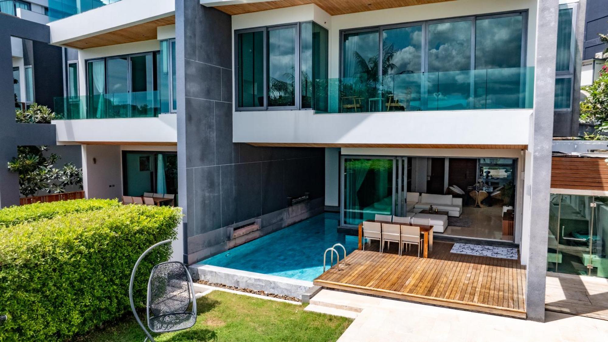 Villa Eva8三卧海景泳池别墅临海别墅
