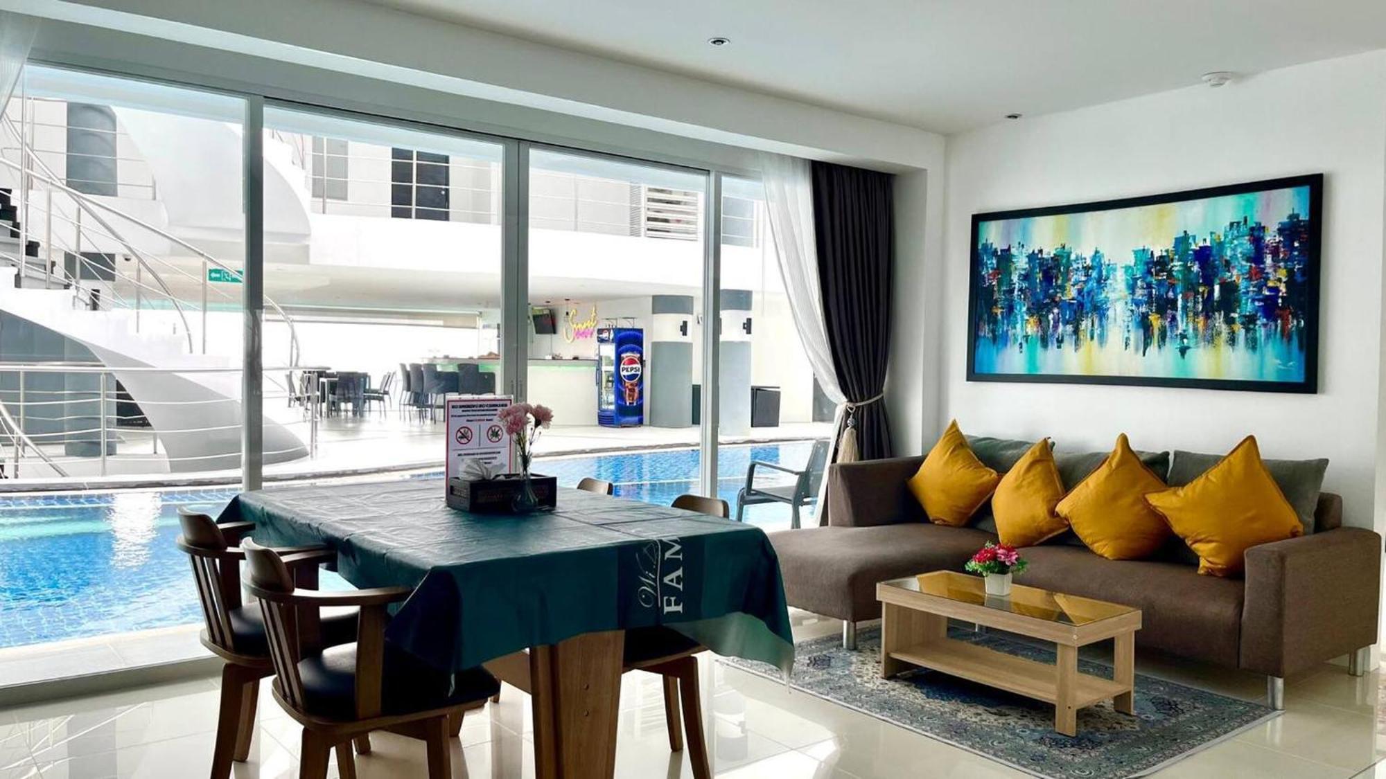 B12a Pool Access Partial Seaview 2brs 1bath Karon * Ban Karon