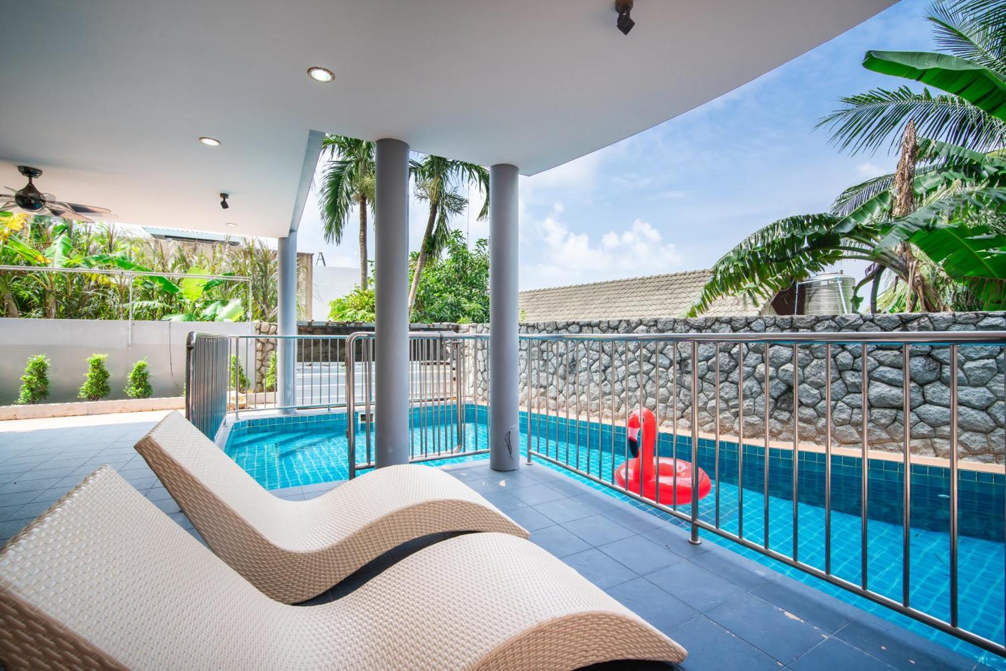Villa Villa3 四卧海景泳池别墅 近班赞海鲜市场 中英泰三语服务 Patong