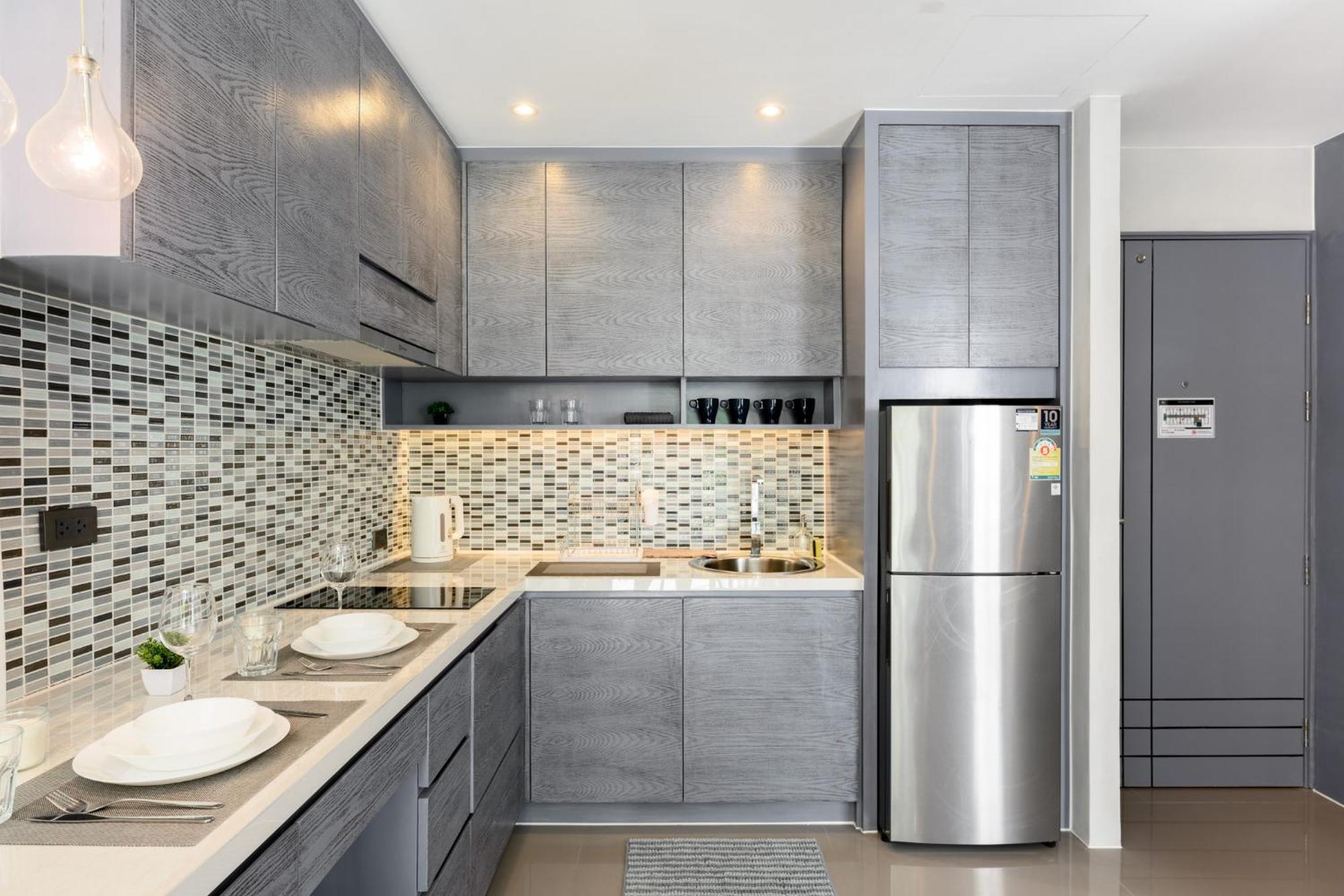 Apartment Sabay N303 With Scenic Pool View Surrounded By Palm Trees In Citygate Kamala Phuket